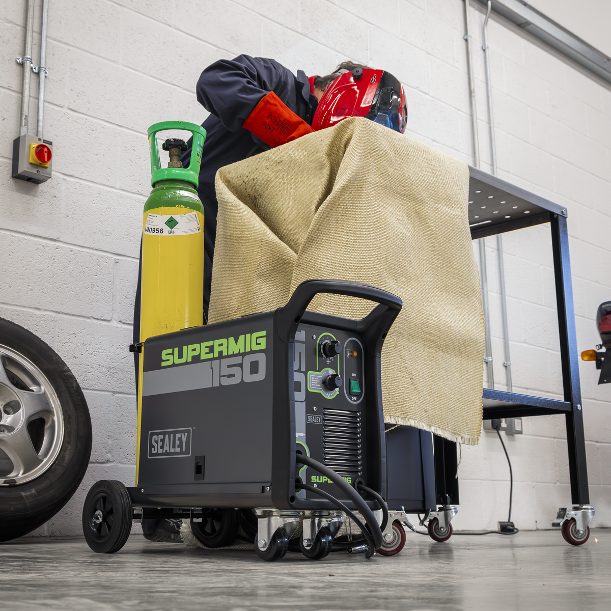 Sealey SUPERMIG150 Gas/Gasless MIG Welder 150A 230V