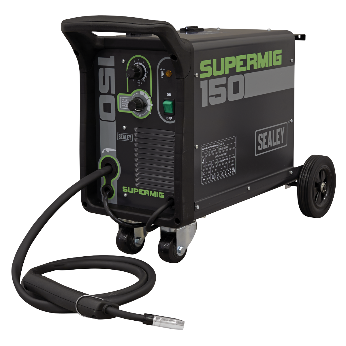 Sealey SUPERMIG150 Gas/Gasless MIG Welder 150A 230V
