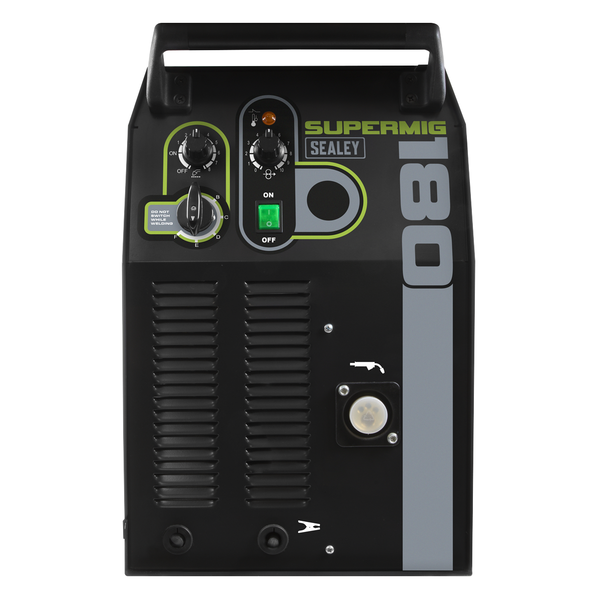 Sealey SUPERMIG180 Professional Gas/Gasless MIG Welder with Binzel® Euro Torch 180A 230V