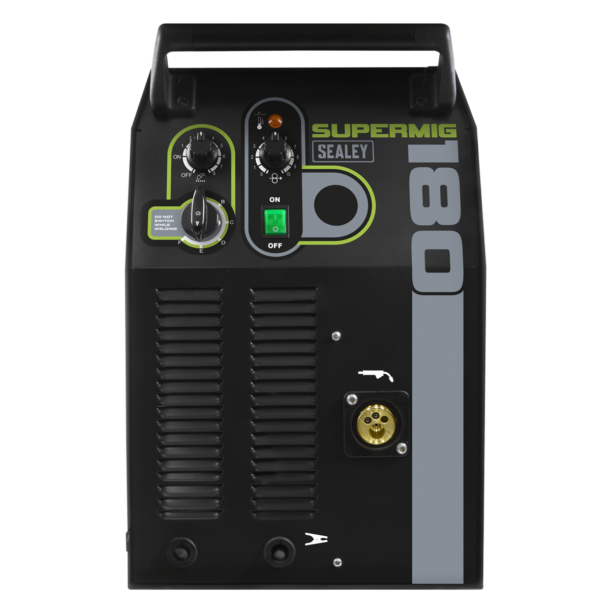 Sealey SUPERMIG180 Professional Gas/Gasless MIG Welder with Binzel® Euro Torch 180A 230V