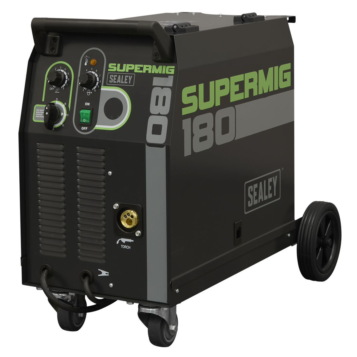 Sealey SUPERMIG180 Professional Gas/Gasless MIG Welder with Binzel® Euro Torch 180A 230V