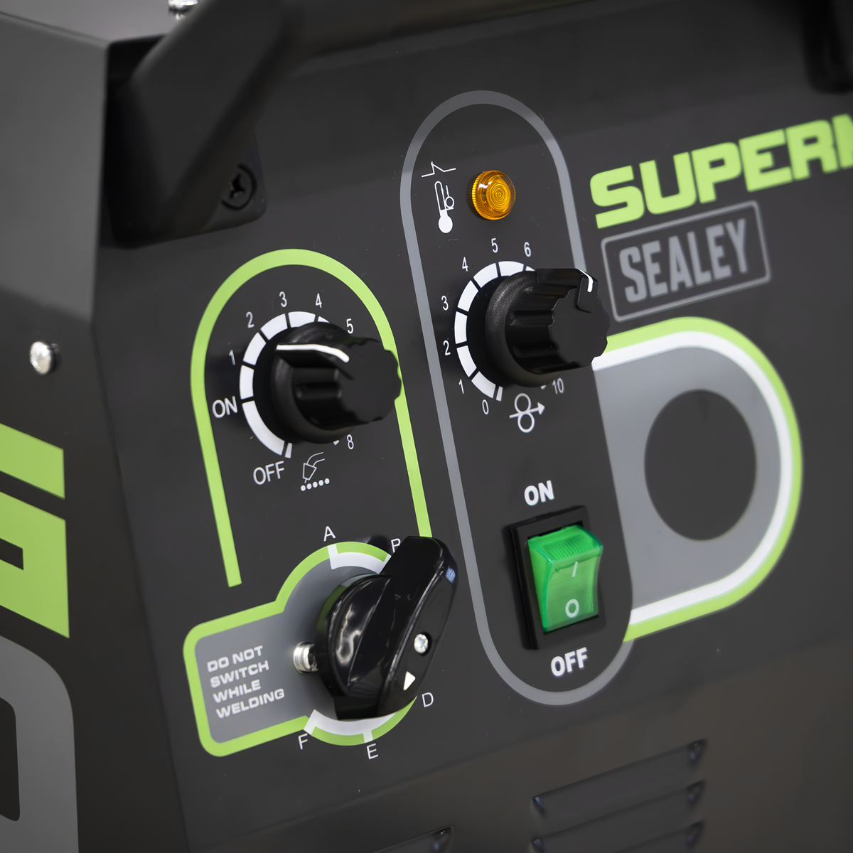 Sealey SUPERMIG200 Professional Gas/Gasless MIG Welder with Binzel® Euro Torch 200A 230V