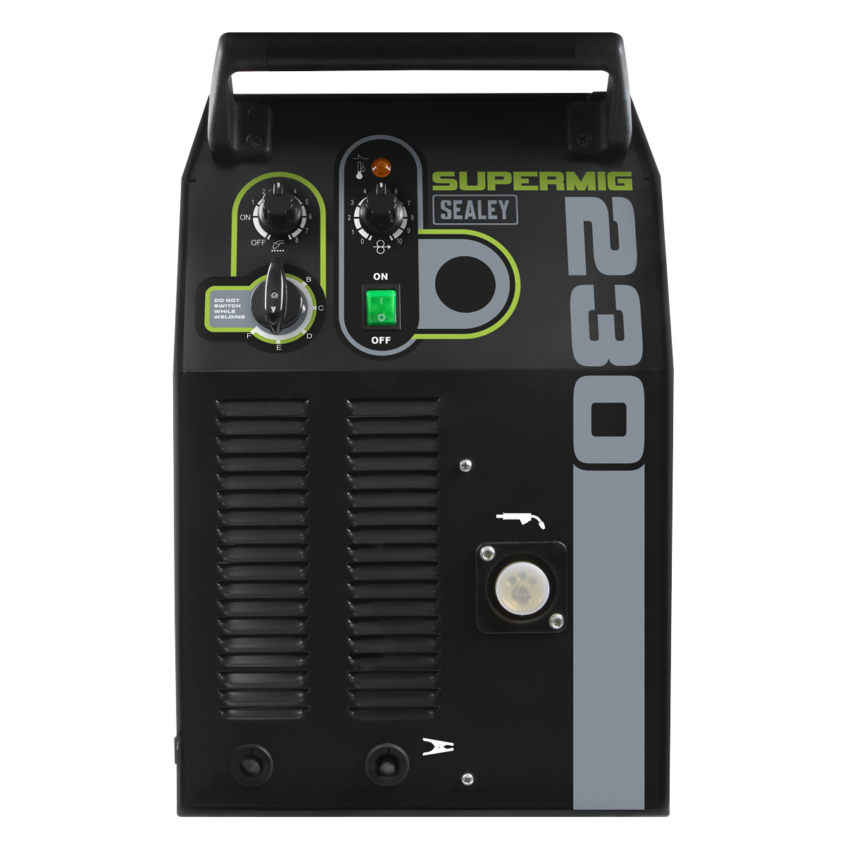 Sealey SUPERMIG230 Professional Gas/Gasless MIG Welder with Binzel® Euro Torch 230A 230V