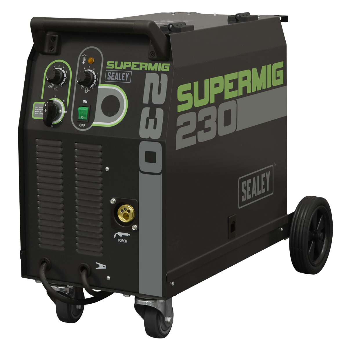 Sealey SUPERMIG230 Professional Gas/Gasless MIG Welder with Binzel® Euro Torch 230A 230V