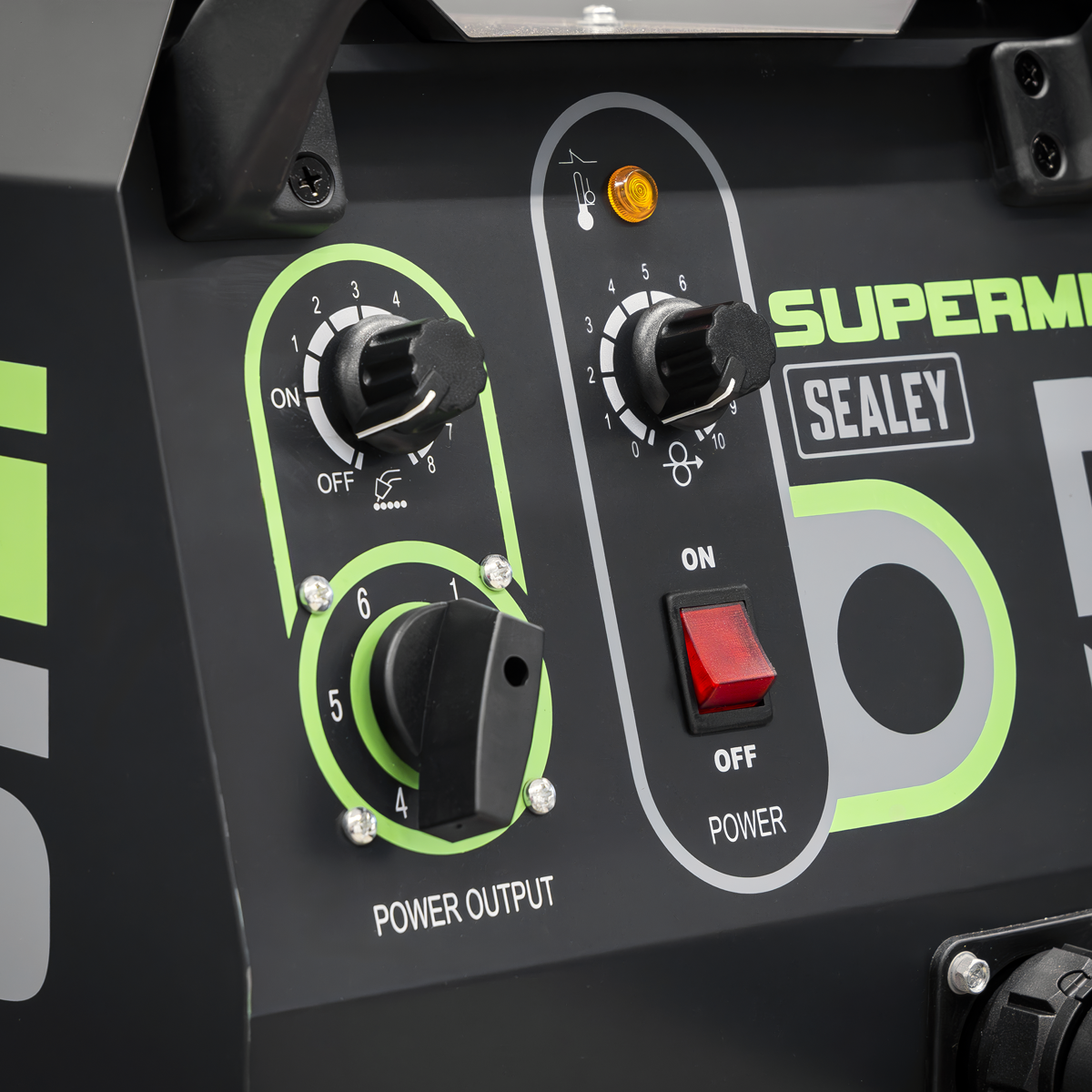 Sealey SUPERMIG275 Professional Gas/Gasless MIG Welder with Binzel® Euro Torch 270A 230V