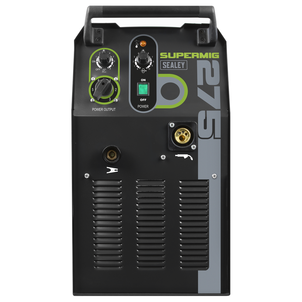 Sealey SUPERMIG275 Professional Gas/Gasless MIG Welder with Binzel® Euro Torch 270A 230V
