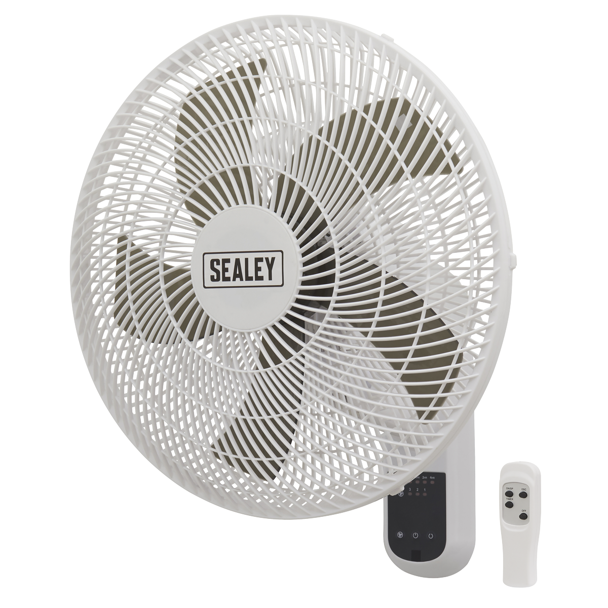 Sealey SWF16WR 16" Wall Fan with Remote Control 3-Speed 230V