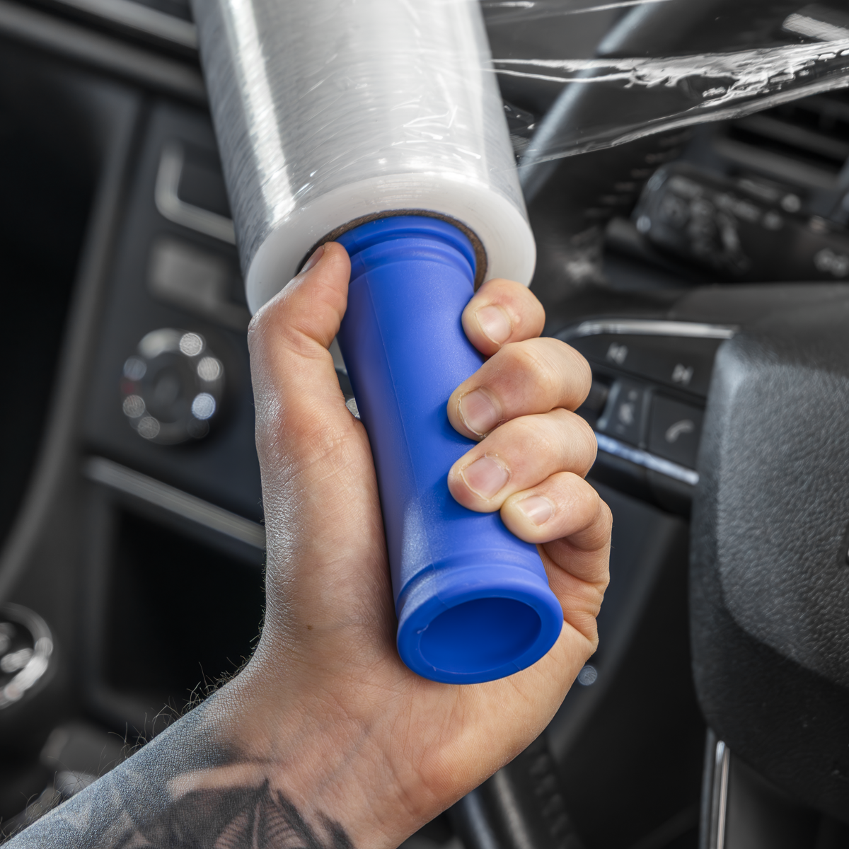 Sealey SWPH150 Steering Wheel Protection Film with Applicator Handle 150m