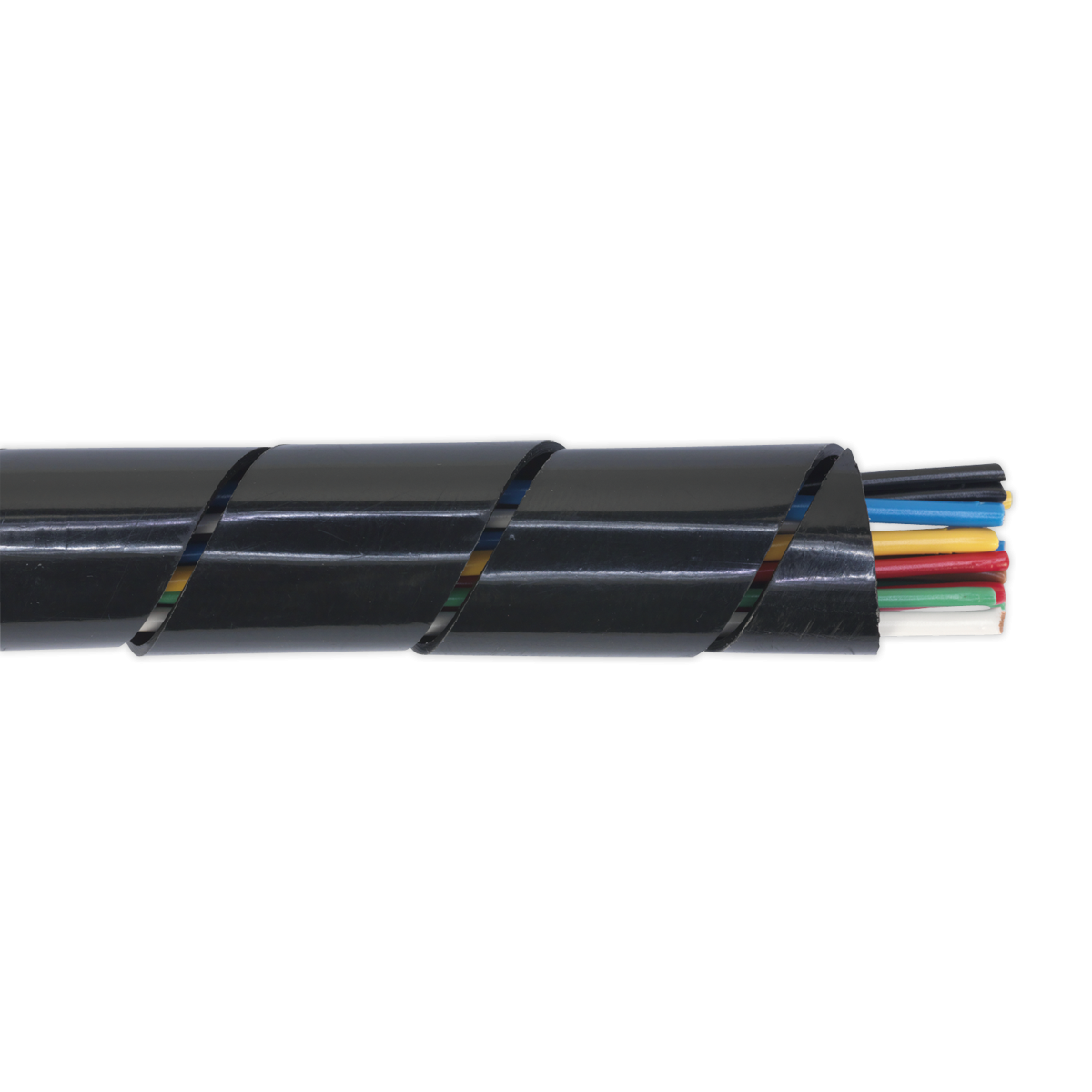 Sealey SWS2244 Spiral Wrap Cable Sleeving 22-44mm 10m