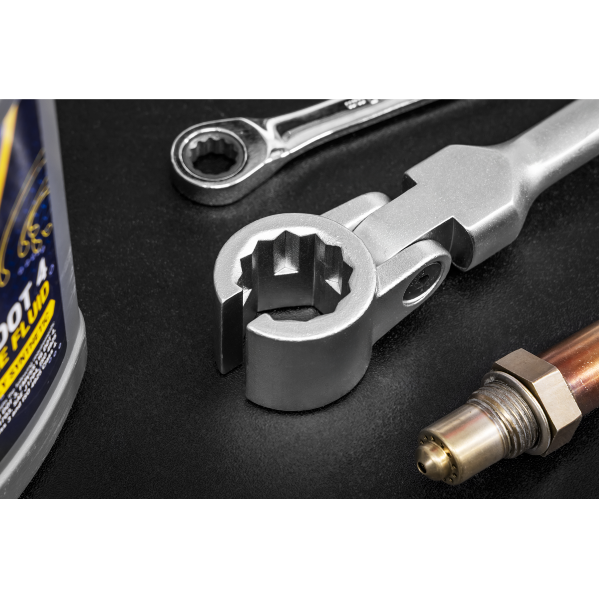 Sealey SX0223 Oxygen Sensor Wrench with 22mm Hex & 24mm 12-Point Head