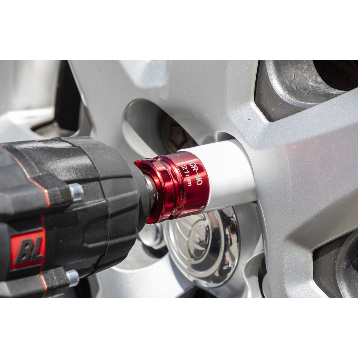 Sealey SX03021 Alloy Wheel Impact Socket 1/2"Sq Drive 21mm