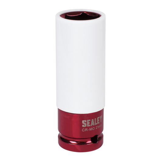 Sealey SX03021 Alloy Wheel Impact Socket 1/2"Sq Drive 21mm