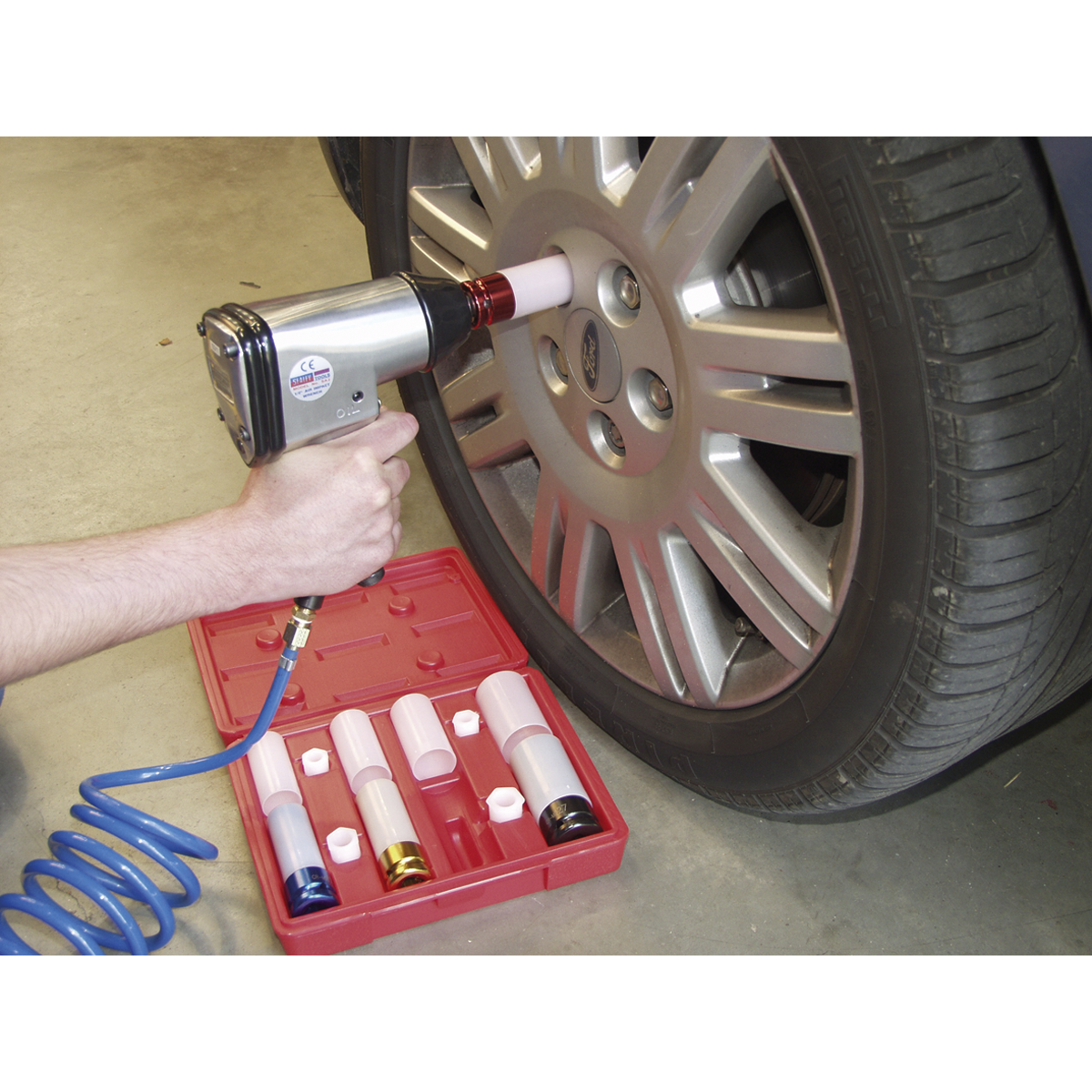 Sealey SX030 Alloy Wheel Impact Socket Set 1/2"Sq Drive 4pc
