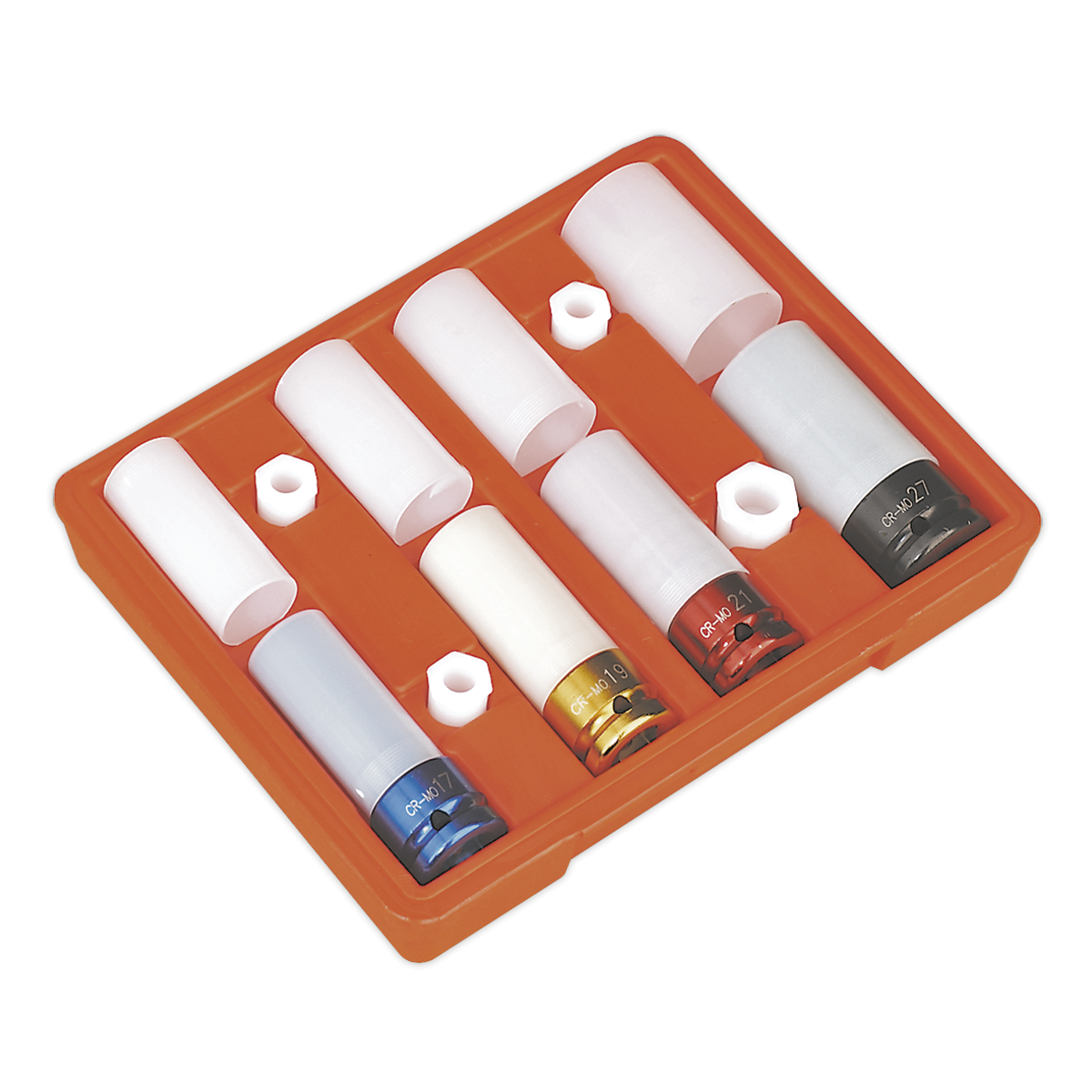 Sealey SX030 Alloy Wheel Impact Socket Set 1/2"Sq Drive 4pc