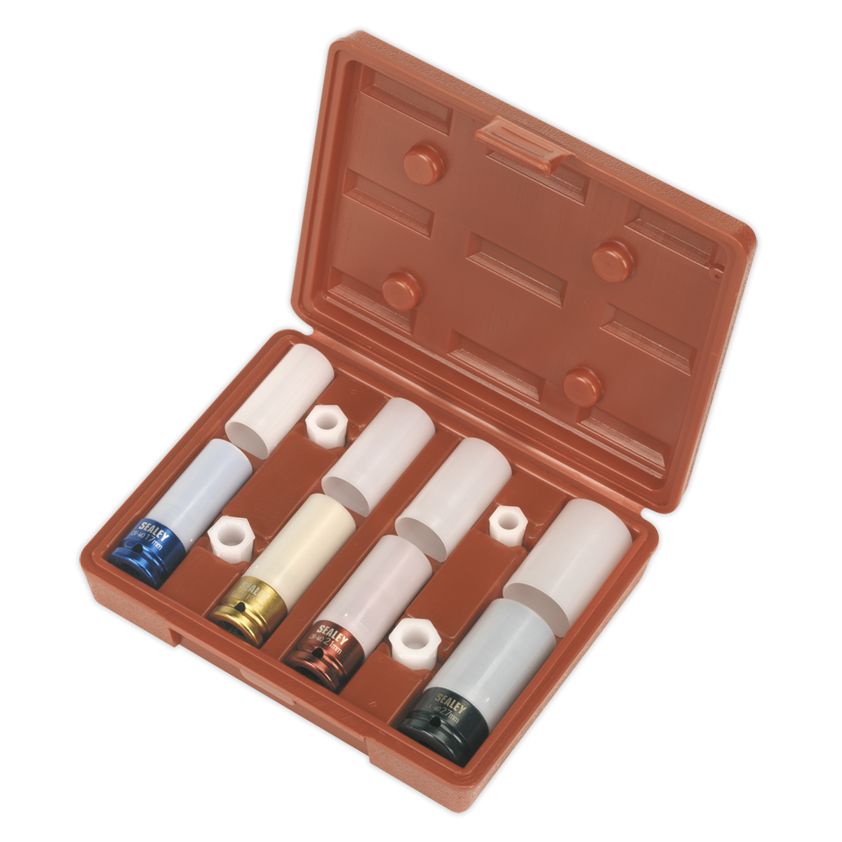 Sealey SX030 Alloy Wheel Impact Socket Set 1/2"Sq Drive 4pc