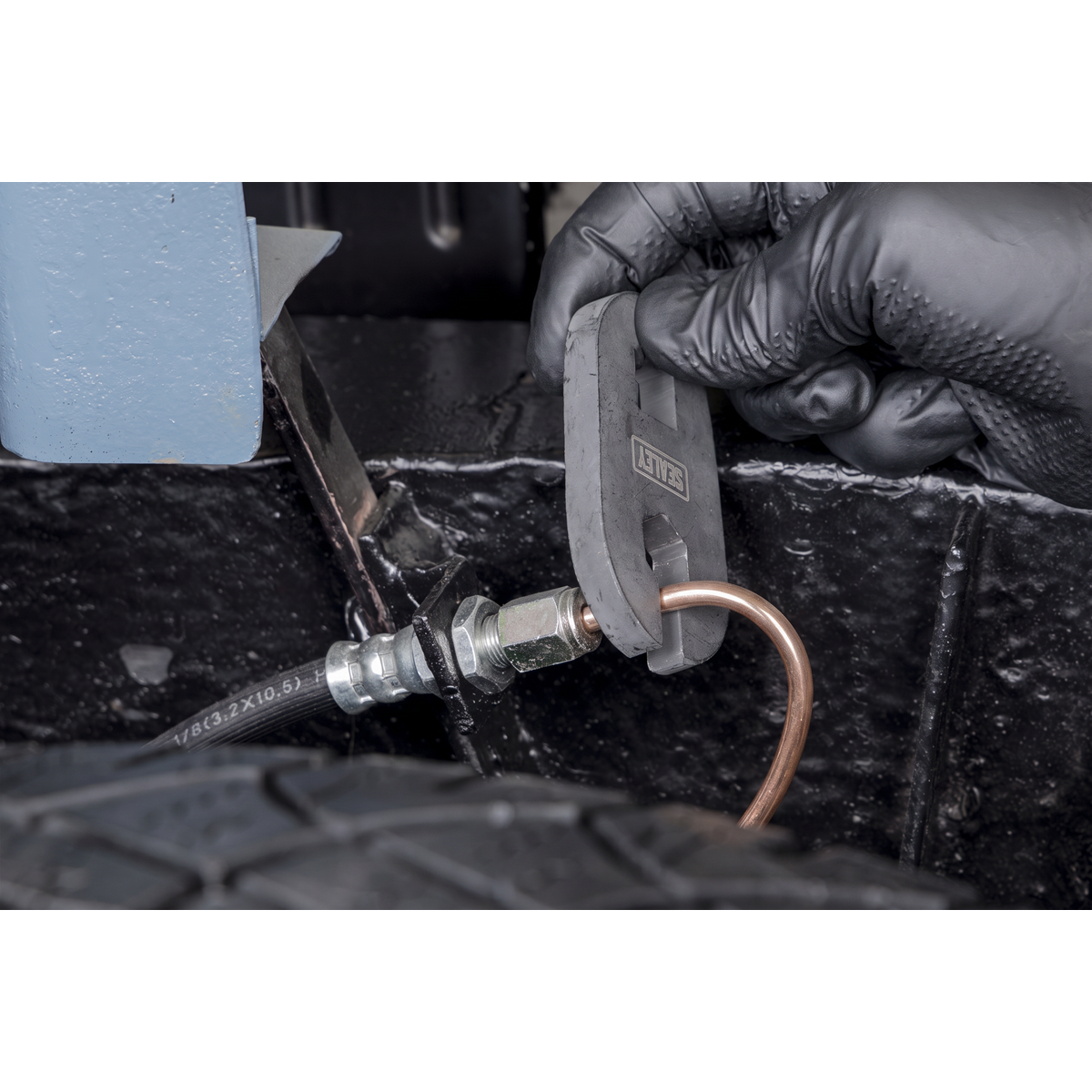 Sealey SX0323 DPF Fuel Vaporiser Crow's Foot Spanner for Ford 1/2"Sq Drive 22mm