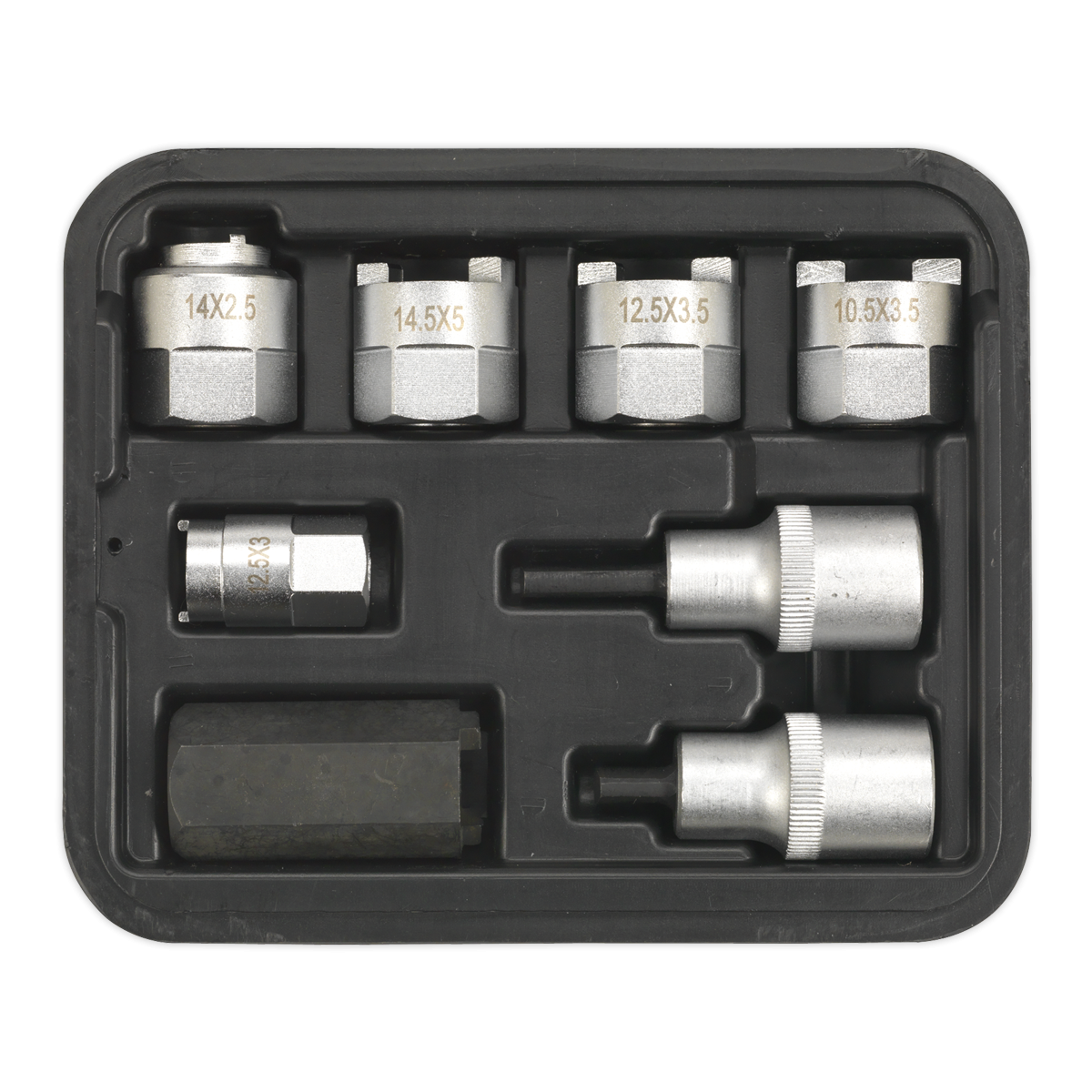 Sealey SX0331 Strut Nut Set 8pc