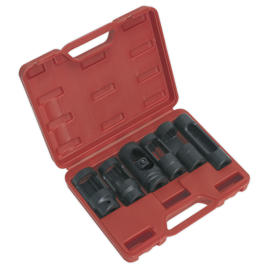 Sealey SX0401 Diesel Injector Window Socket Set 1/2"Sq Drive 6pc
