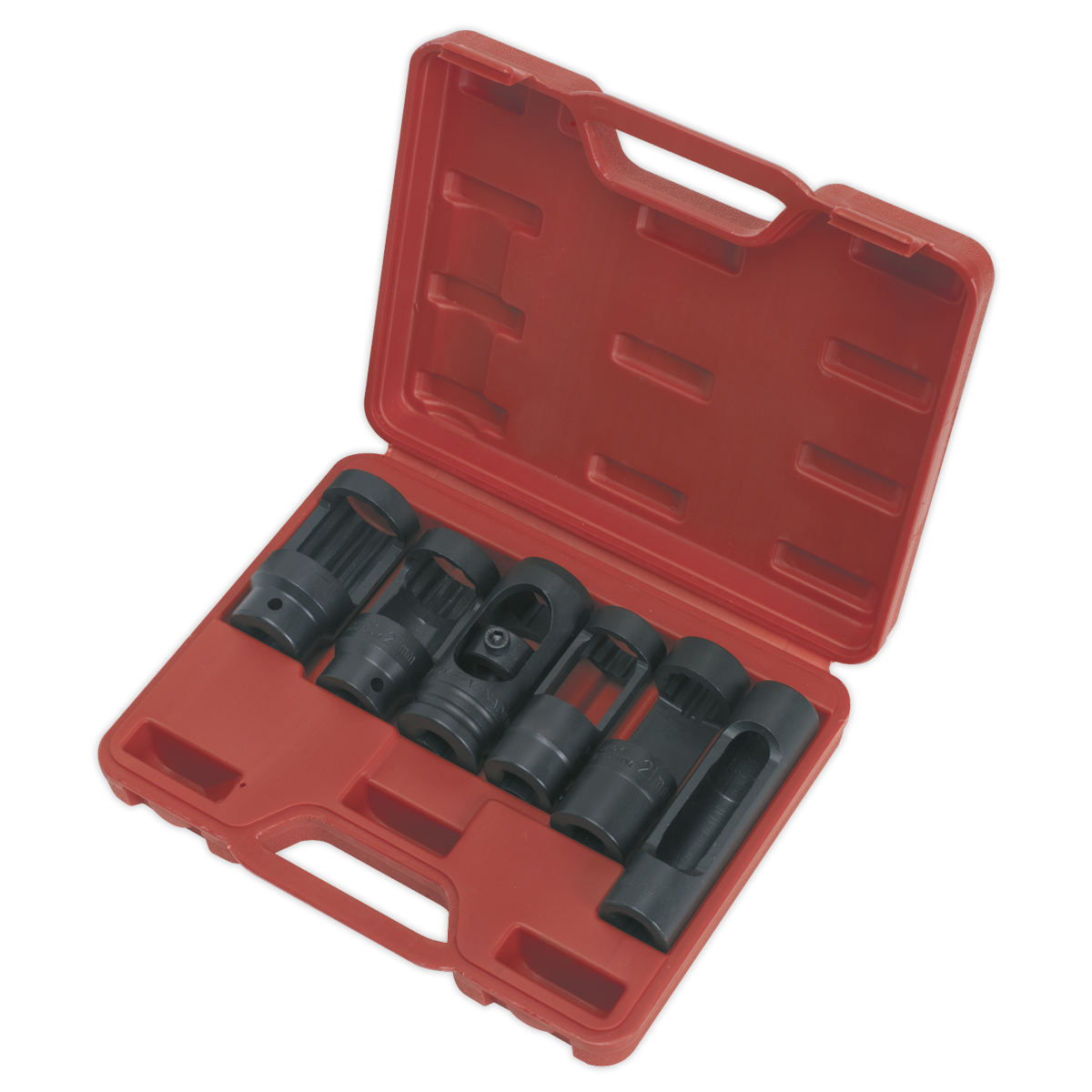Sealey SX0401 Diesel Injector Window Socket Set 1/2"Sq Drive 6pc