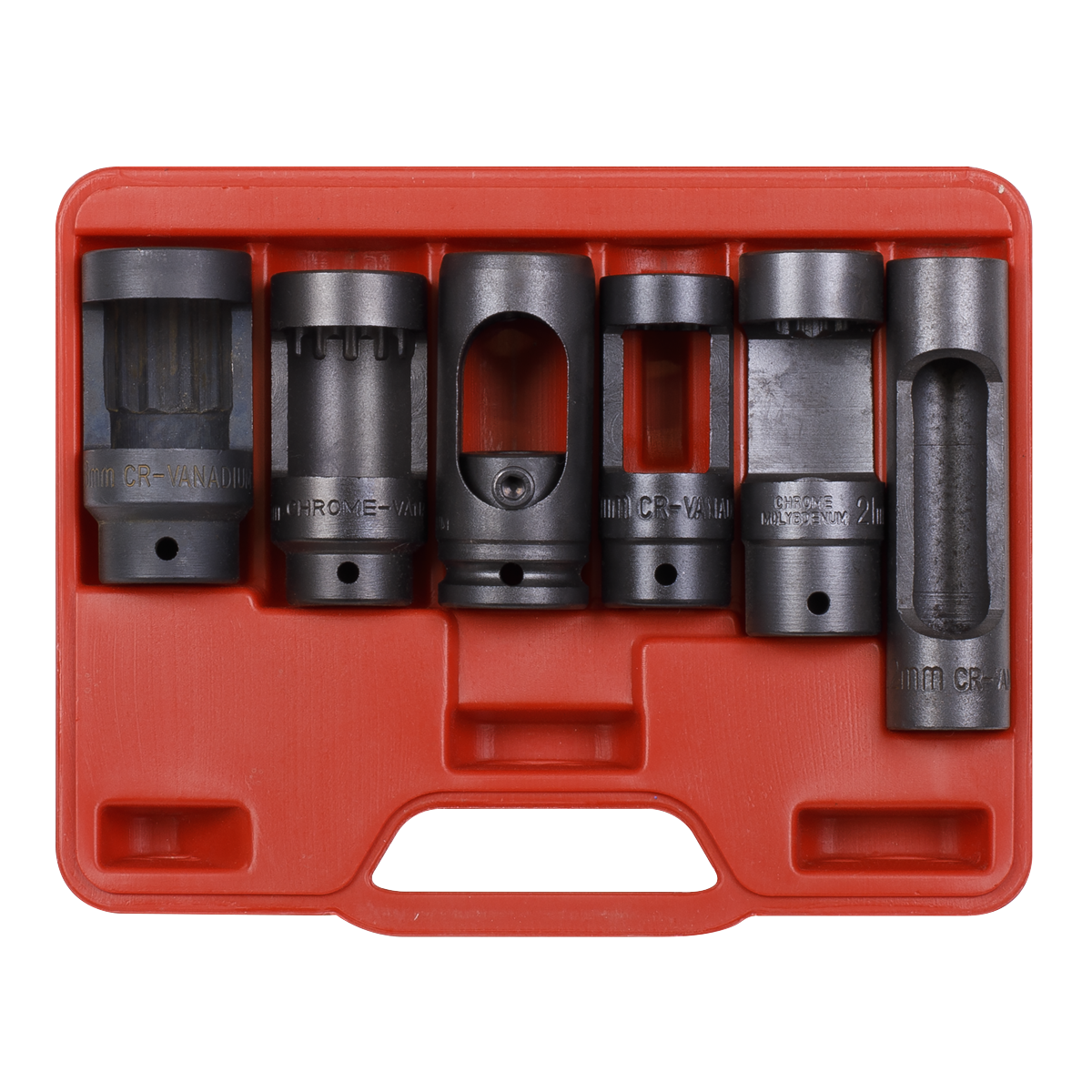 Sealey SX0401 Diesel Injector Window Socket Set 1/2"Sq Drive 6pc