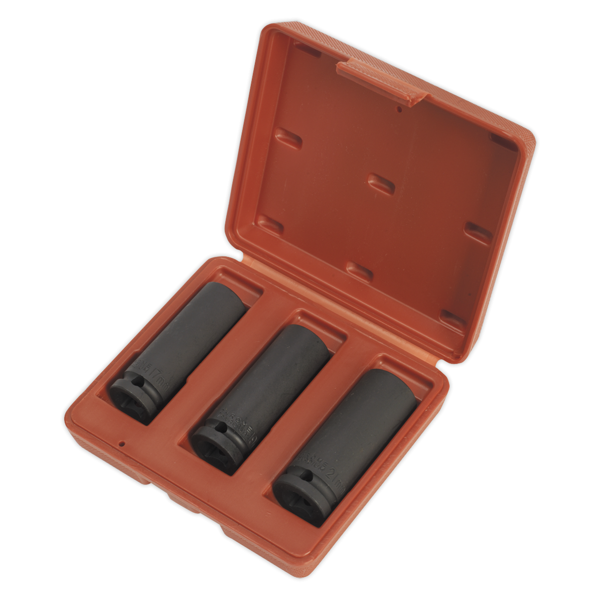 Sealey SX043 Deep Impact Socket Set 1/2"Sq Drive 3pc