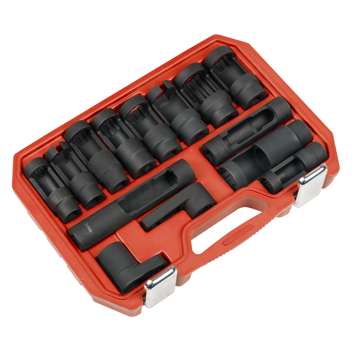 Sealey SX045 Oxygen & Diesel Injector Window Socket Set 1/2"Sq Drive 14pc