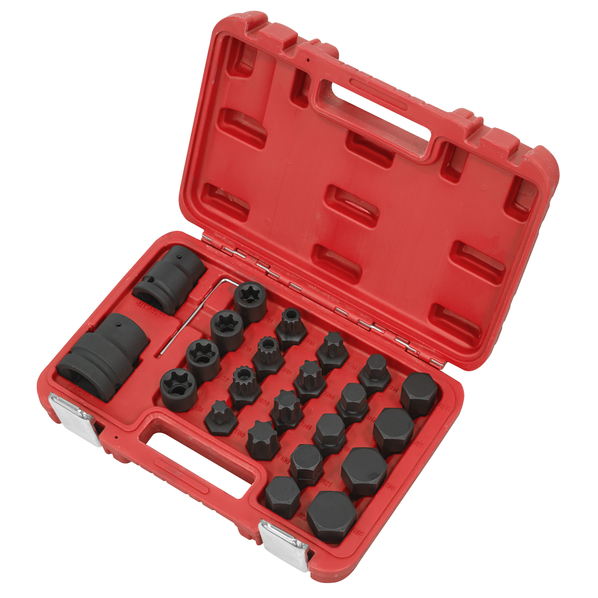 Sealey SX054 Impact Socket & Bit Set, 3/4"Sq & 1"Sq Drive 23pc