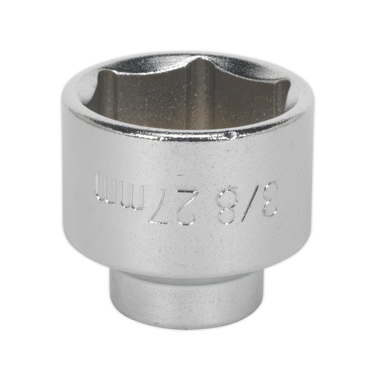 Sealey SX112 Low Profile Oil Filter Socket 3/8"Sq Drive 27mm