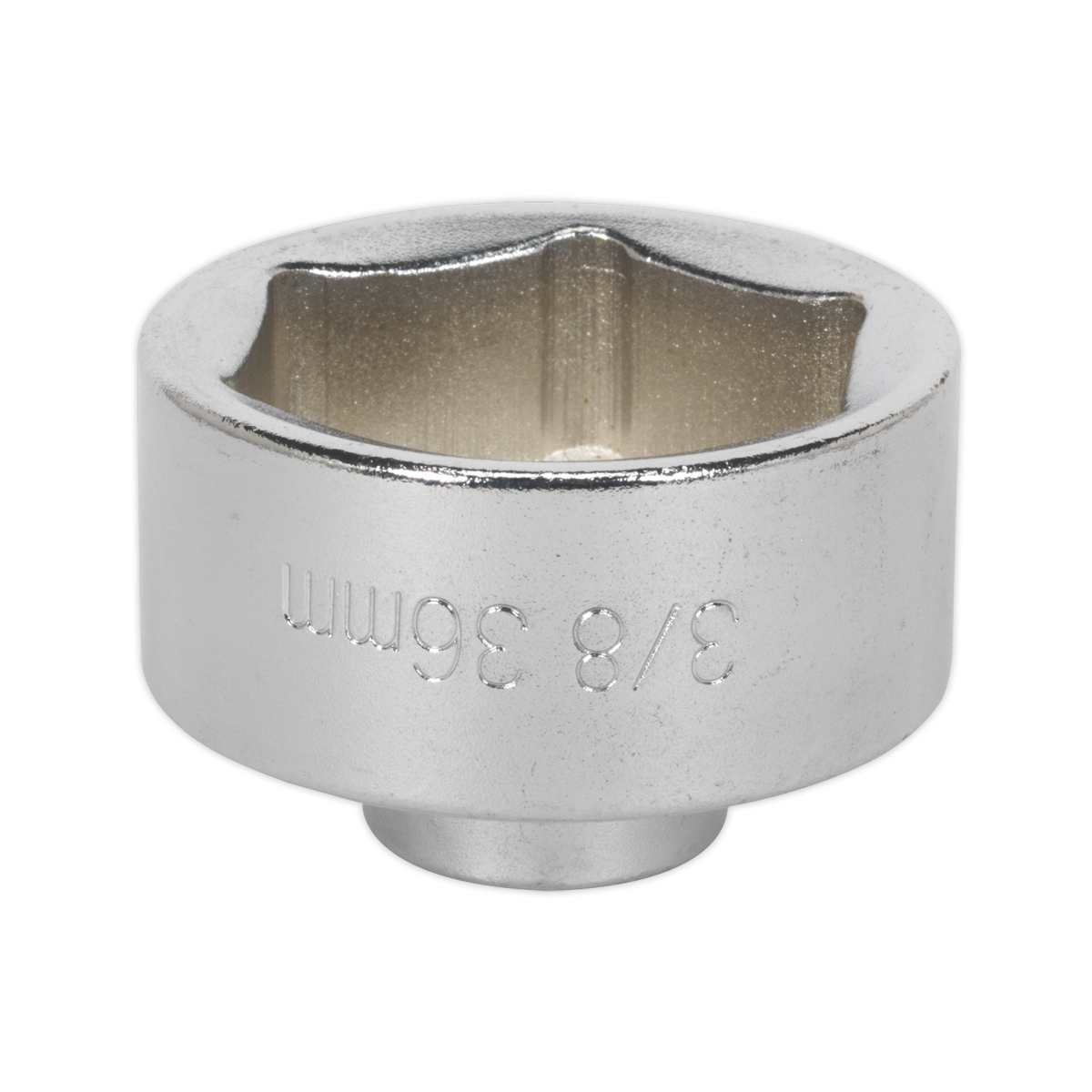 Sealey SX114 Low Profile Oil Filter Socket 3/8"Sq Drive 36mm