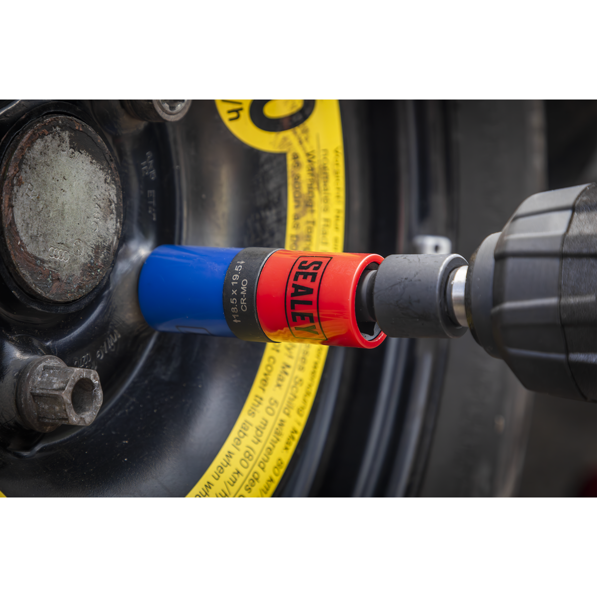 Sealey SX1820S Double Ended Alloy Wheel Impact Socket Set 1/2"Sq Drive 5pc