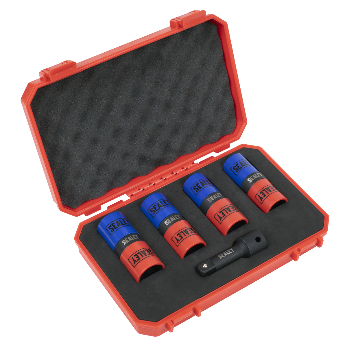 Sealey SX1820S Double Ended Alloy Wheel Impact Socket Set 1/2"Sq Drive 5pc