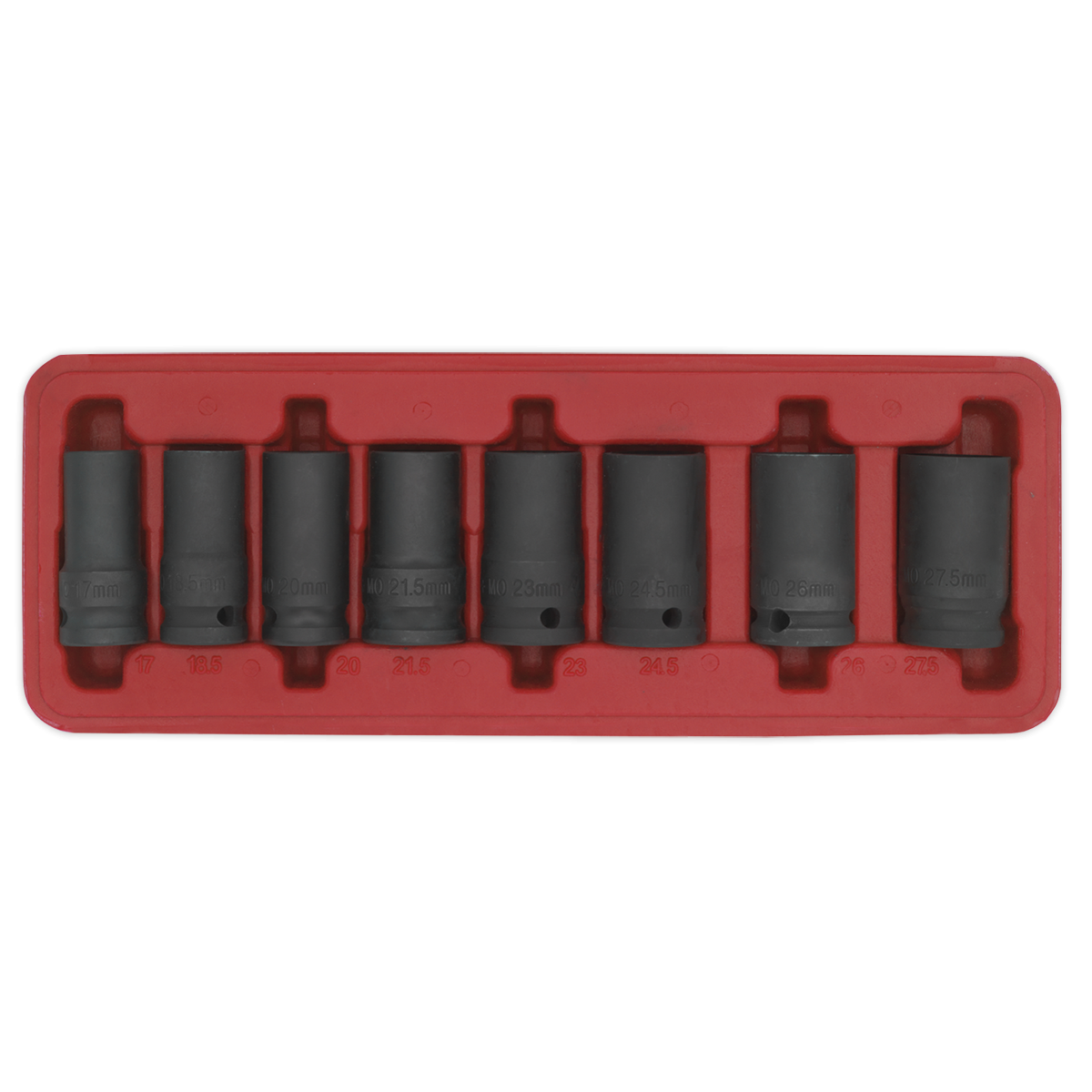 Sealey SX202 Locking Wheel Nut Removal Set 1/2"Sq Drive 8pc
