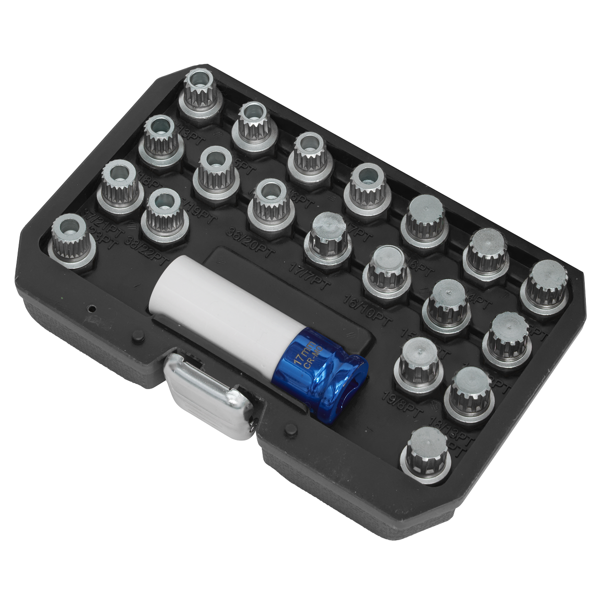 Sealey SX209 Locking Wheel Nut Key Set for BMW & Mini 21pc