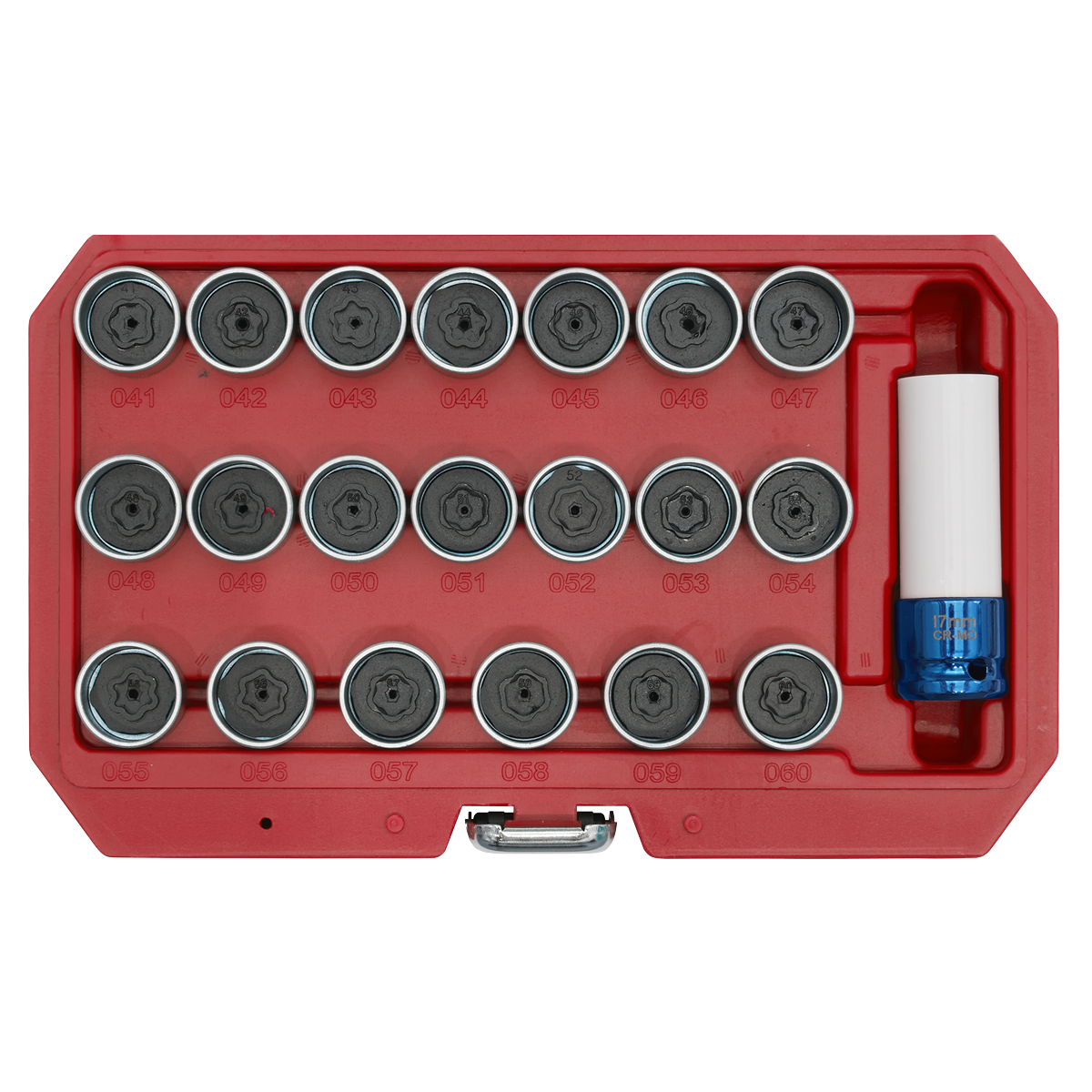 Sealey SX217 Locking Wheel Nut Key Set for BMW 21pc