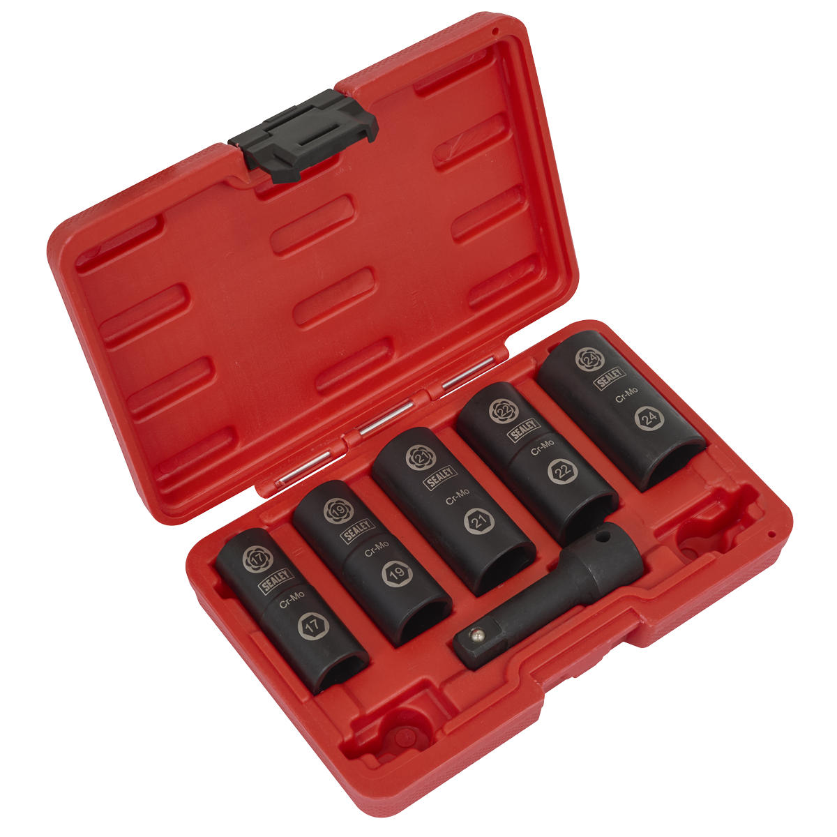 Sealey SX271 Impact Wheel Nut/Removal Flip Socket Set 1/2"Sq Drive 6pc
