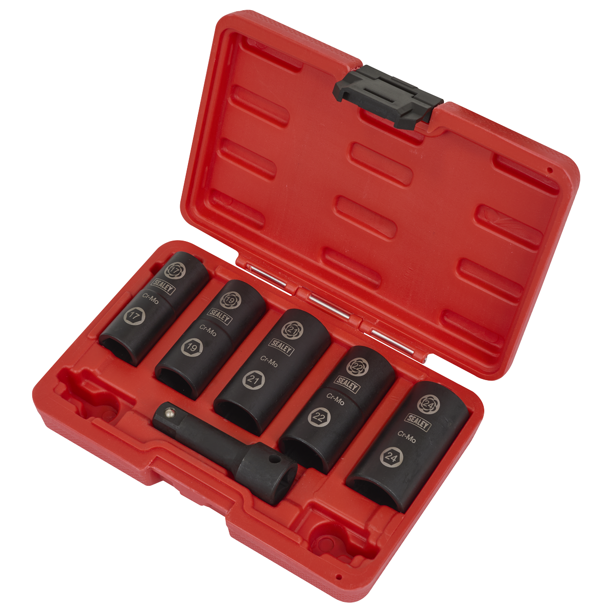Sealey SX271 Impact Wheel Nut/Removal Flip Socket Set 1/2"Sq Drive 6pc