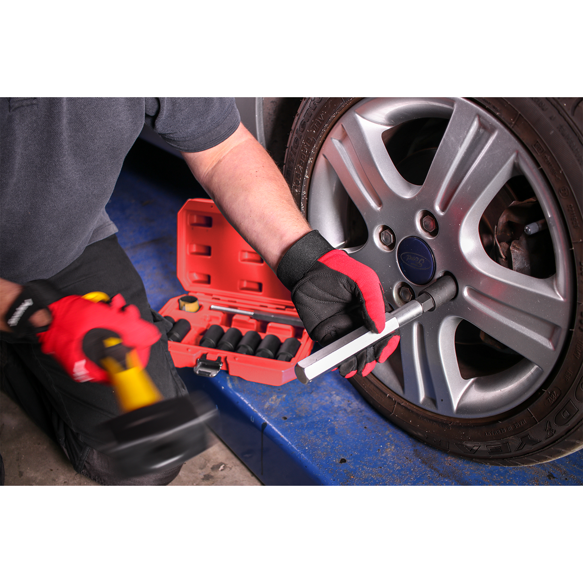 Sealey SX272 Locking Wheel Nut Removal Set 10pc