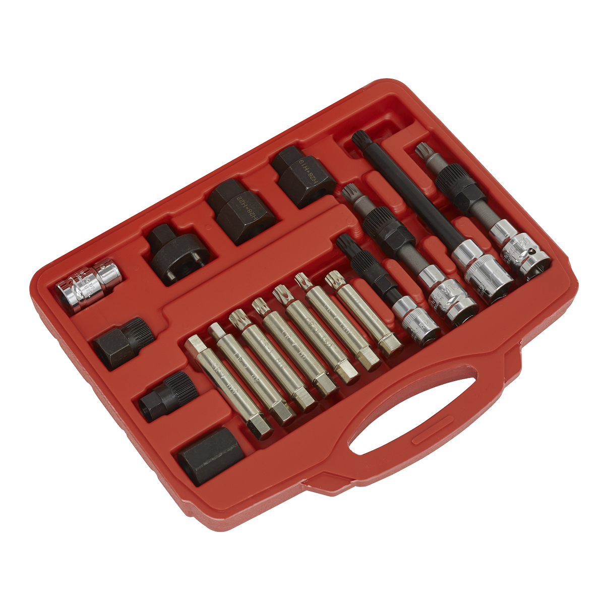 Sealey SX402 Alternator Freewheel Pulley Removal Set 18pc