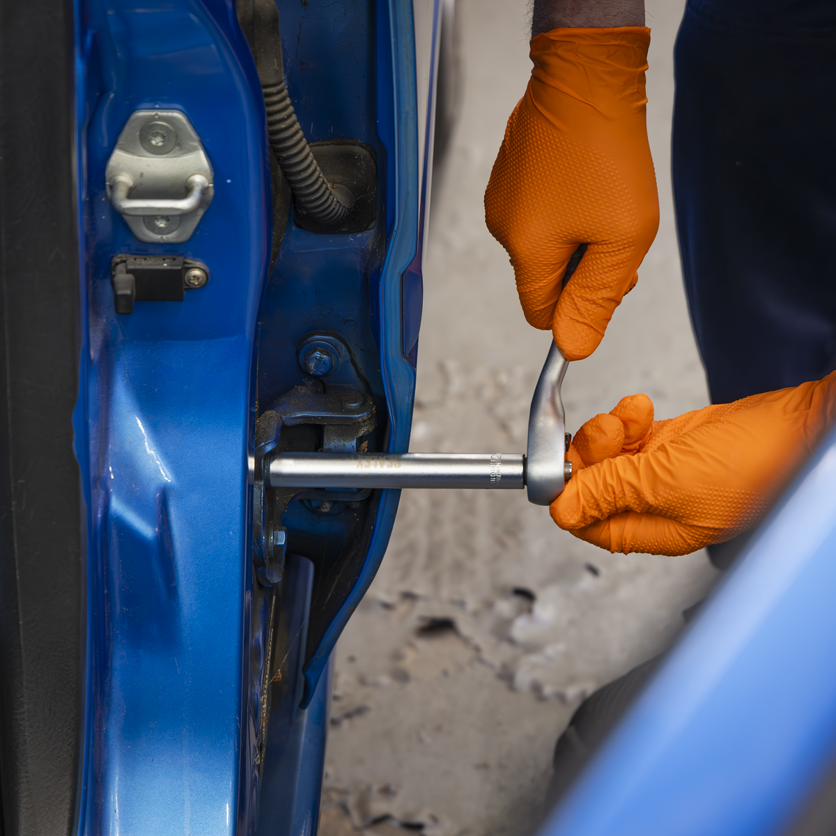 Sealey SX814 Extra-Deep Socket Set 3/8"Sq Drive 5pc