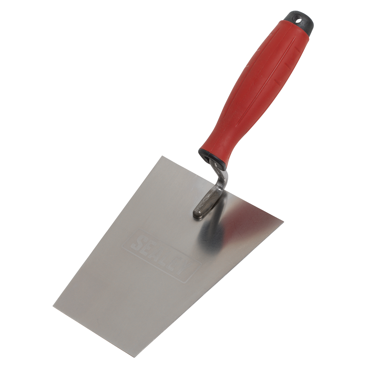 Sealey T1203 Stainless Steel Masonry Trowel with Rubber Handle 160mm