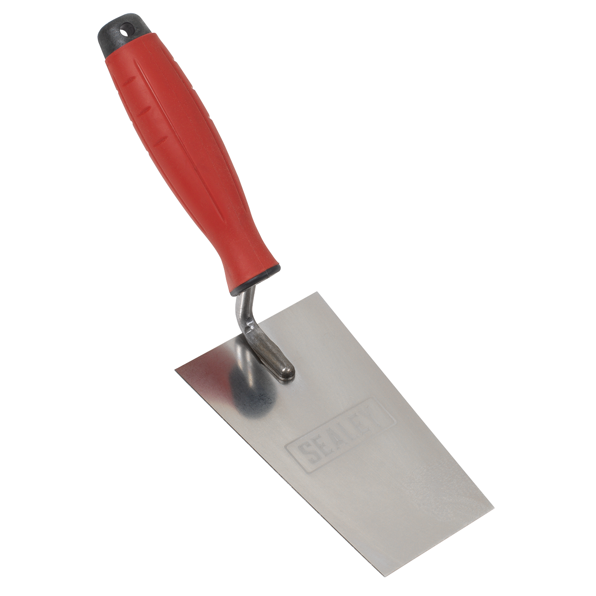Sealey T1208 Stainless Steel Filler Trowel with Rubber Handle 140mm