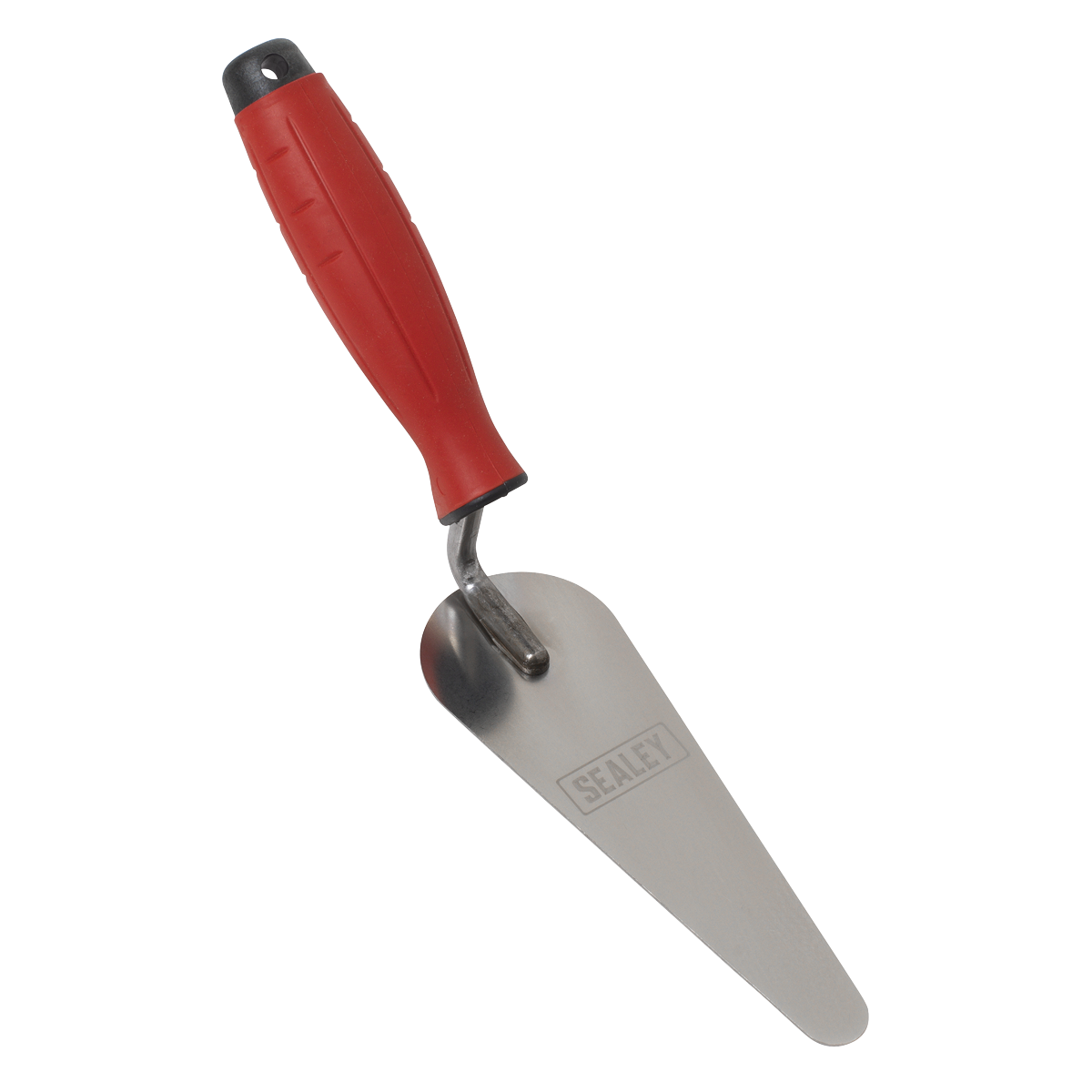 Sealey T1225 Stainless Steel Narrow Gauging Trowel with Rubber Handle 160mm