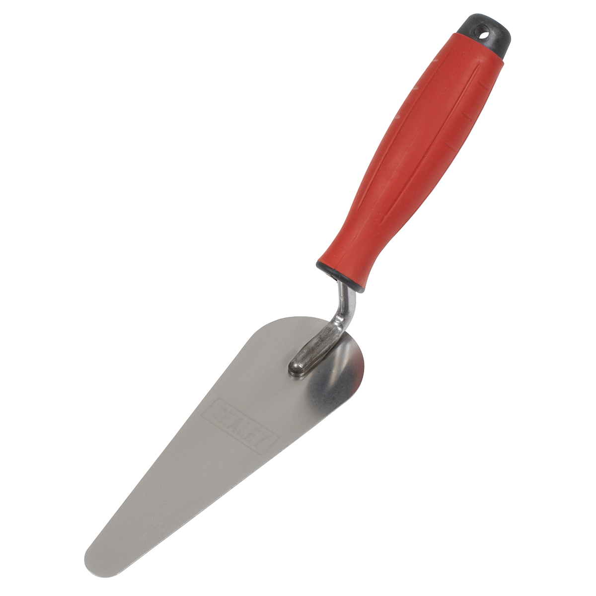 Sealey T1225 Stainless Steel Narrow Gauging Trowel with Rubber Handle 160mm