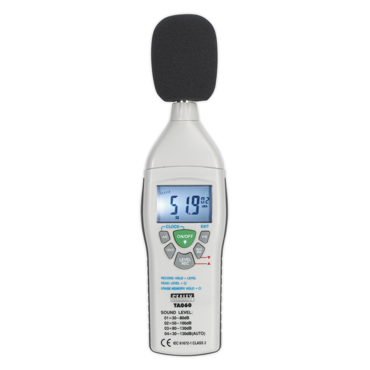 Sealey TA060 Sound Level Meter