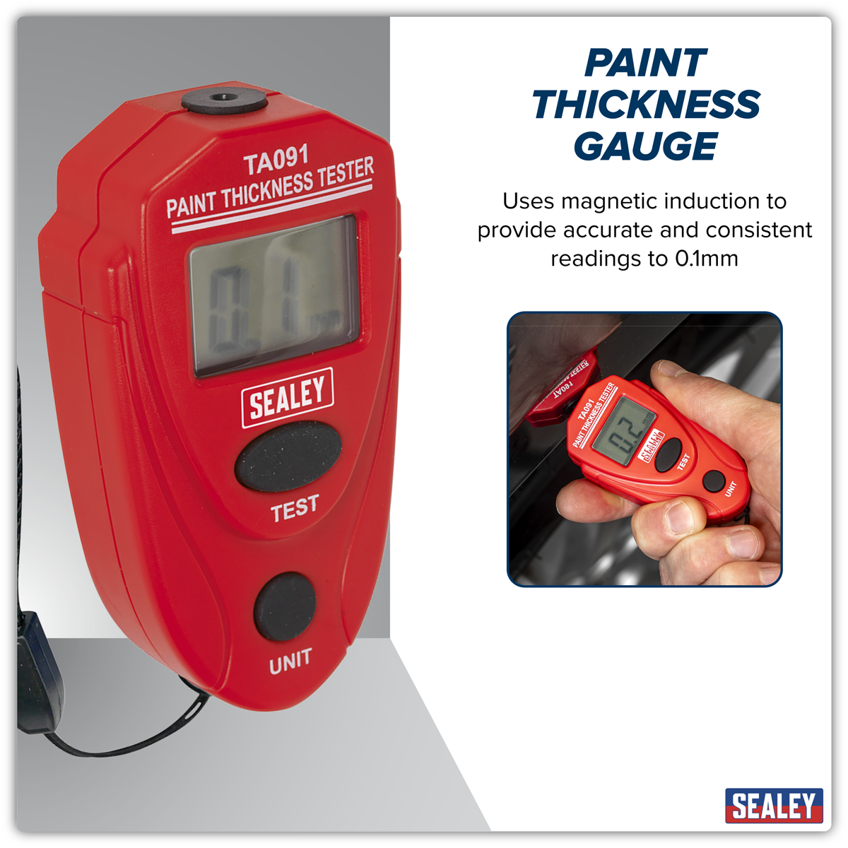 Sealey TA091 Paint Thickness Gauge
