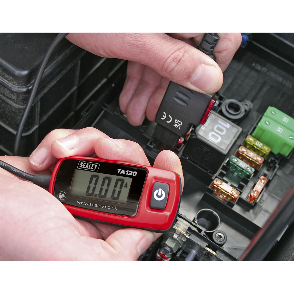 Sealey TA120 Automotive Current Tester Standard Blade Fuse 20A