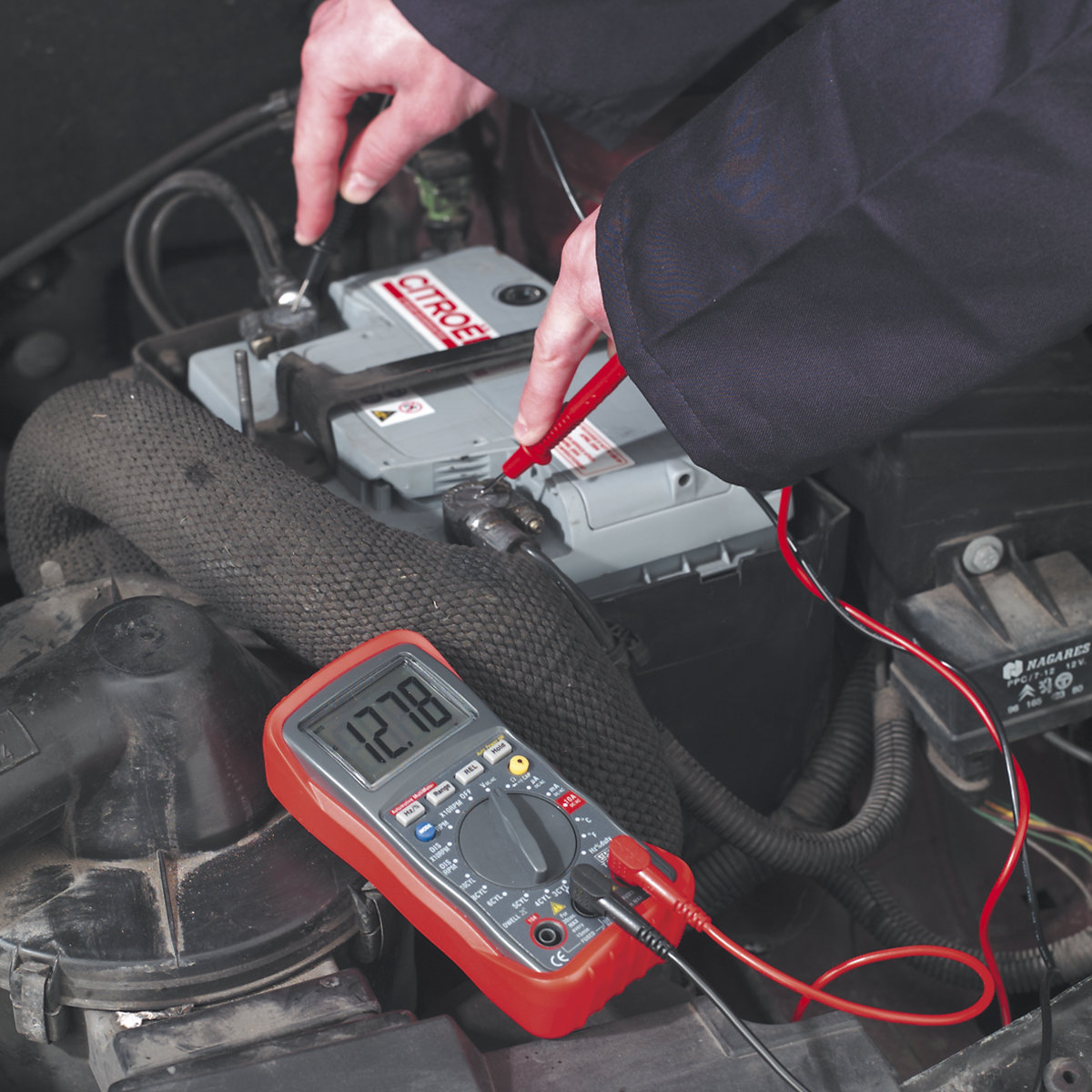 Sealey TA201 13-Function Digital Automotive Multimeter with Inductive Coupler