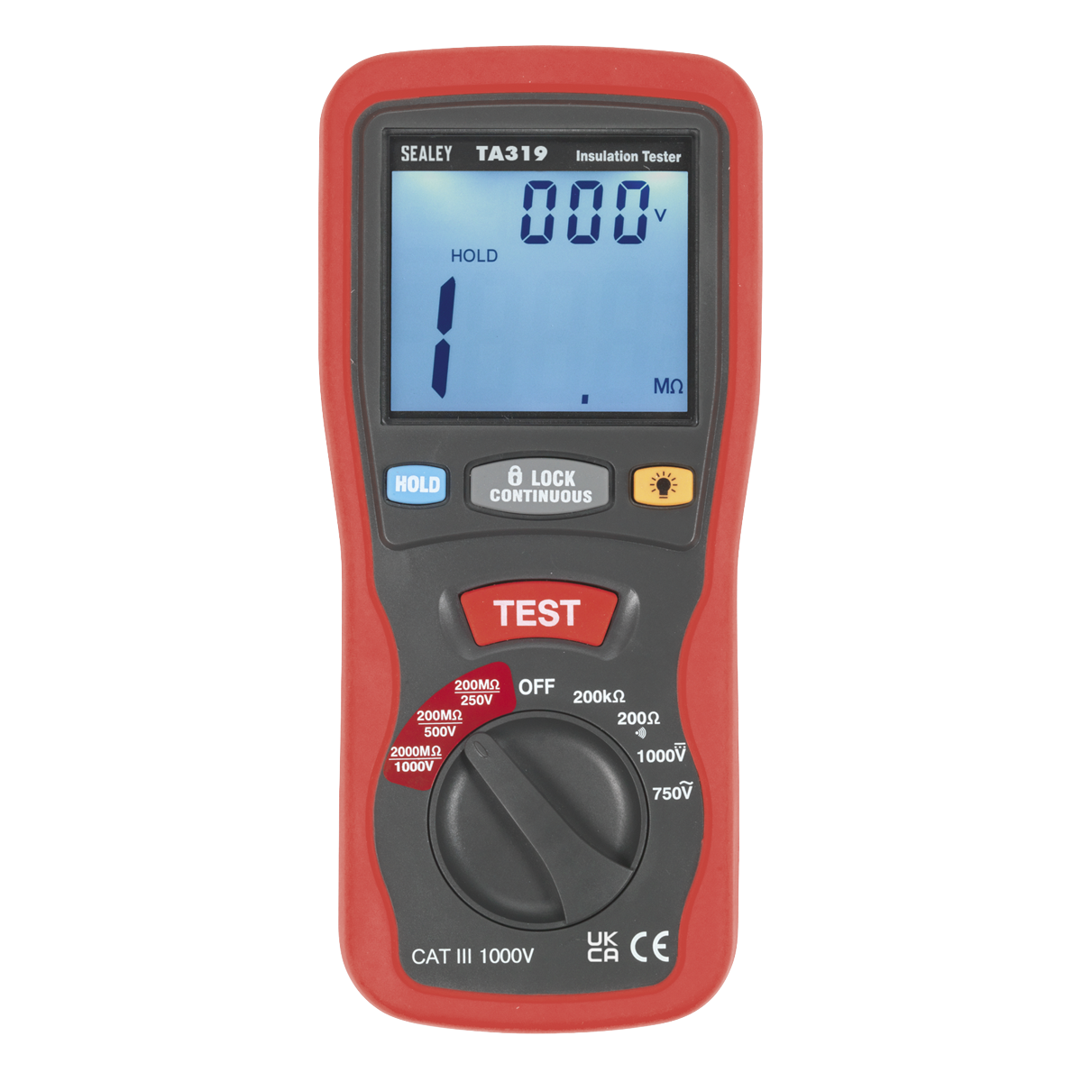 Sealey TA319 Digital Insulation Tester