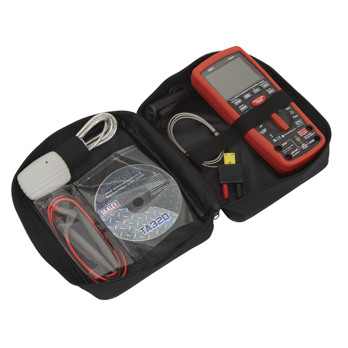 Sealey TA320 Digital Automotive Multimeter/Insulation Tester for Hybrid/Electric Vehicles
