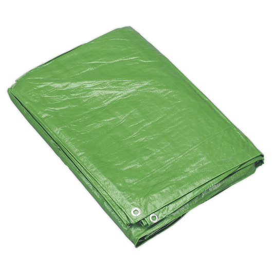 Sealey TARP68G Tarpaulin 1.73 x 2.31m - Green